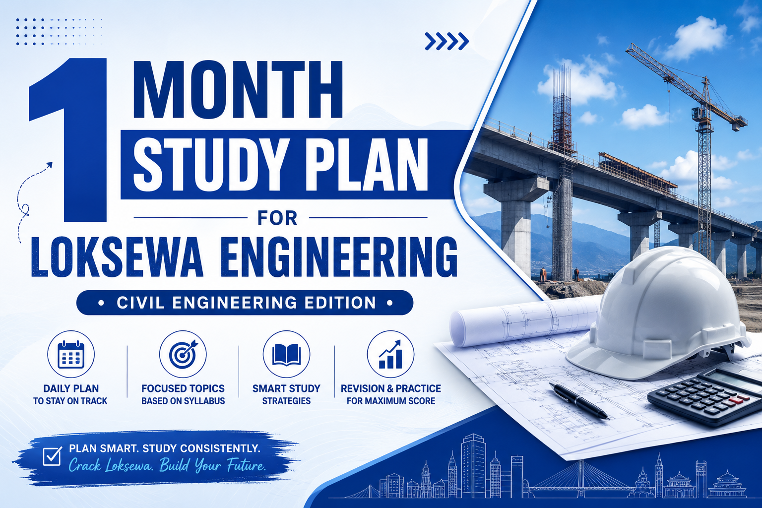 1 Month Study Plan for Loksewa Engineering (Civil Engineering Edition)